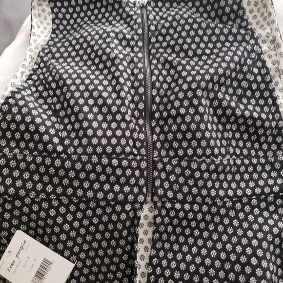 FREE PEOPLE black and white short tank - Picture 3 of 4